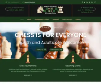 MHchess.com(Medicine Hat Chess Club) Screenshot