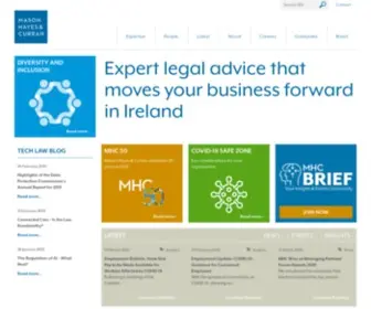 MHC.ie(Mason hayes & curran llp) Screenshot