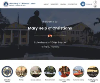 MHctampa.org(Mary Help of Christians Center) Screenshot