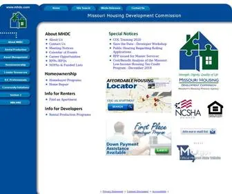 MHDC.com(Missouri Housing Development Commission) Screenshot