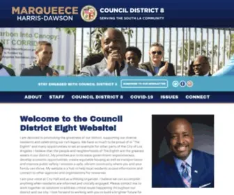 MHDCD8.com(Councilmember Marqueece Harris) Screenshot