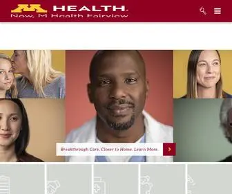 Mhealth.org(University of Minnesota Health) Screenshot