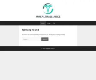 Mhealthalliance.org(MHEALTH ALLIANCE) Screenshot