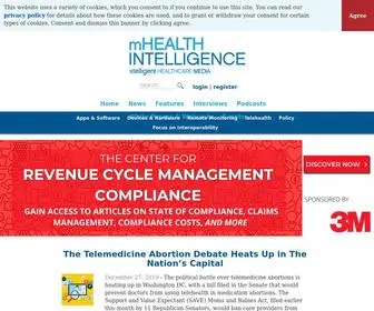 Mhealthintelligence.com(Mobile Healthcare and Telehealth News and Resources for Healthcare Professionals) Screenshot