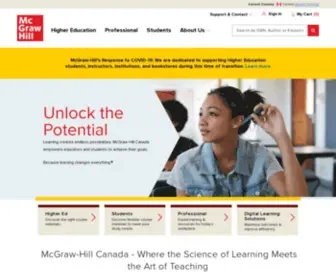 Mheducation.ca(McGraw-Hill Ryerson) Screenshot