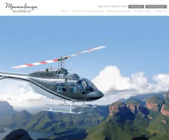 Mhelicopter.co.za(Mpumalanga Helicopter Company) Screenshot