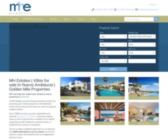 Mhestates.com(Property for sale Elviria) Screenshot