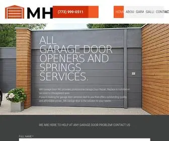 Mhgaragedoor.com(MH Garage Door INC Professionals) Screenshot