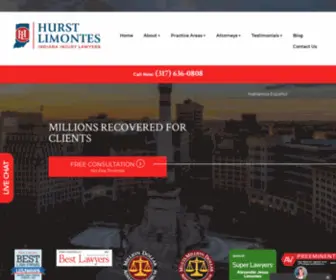 MHJD.com(Indianapolis Personal Injury Lawyer) Screenshot