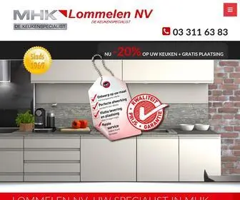 MHK-Lommelen.be(Lommelen NV uit Oostmalle) Screenshot