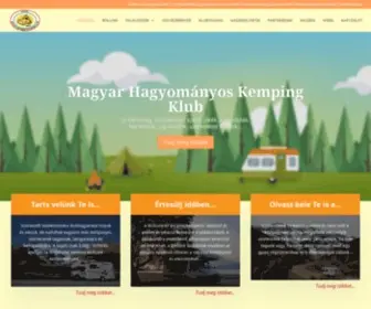 MHKK.hu(Magyar Hagyományos Kemping Club) Screenshot