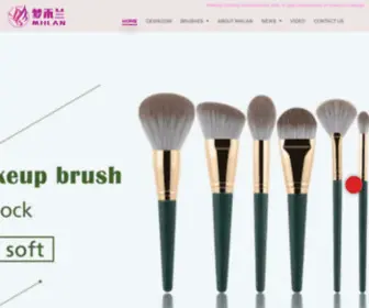 Mhlanmakeup.com(Custom Wholesale Makeup Brush Factory) Screenshot