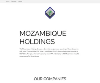 MHL.co.mz(Mozambique Holdings) Screenshot