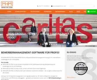 MHM-HR.com(MHM HR Stuttgart // Bewerbermanagement) Screenshot