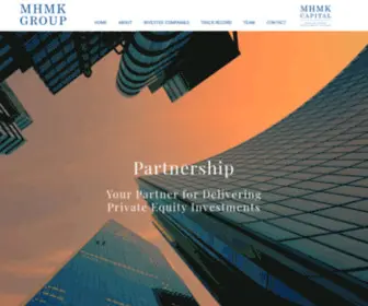 MHMKgroup.com(MHMK Capital Home) Screenshot