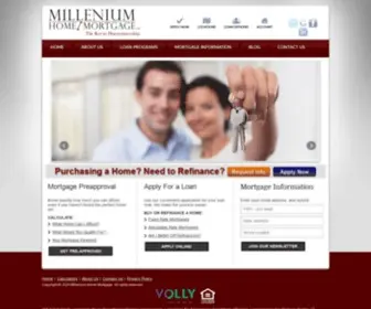 MHmlender.com(Millenium Home Mortgage) Screenshot