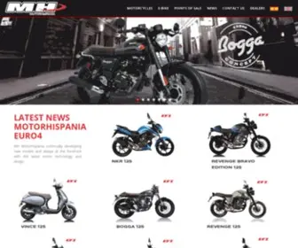 Mhmotorcycles.com(MH Motorhispania) Screenshot