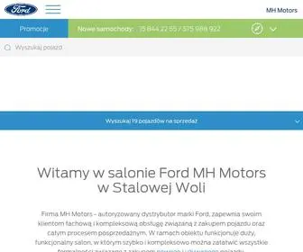 Mhmotors.pl(Witamy w salonie Ford MH Motors w Stalowej Woli) Screenshot