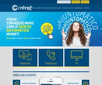 Mhnet.com.br(Mhnet Telecom) Screenshot