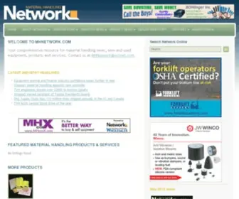 Mhnetwork.com(Material Handling Network) Screenshot