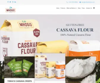 Mhogofoods.com(Mhogo Foods) Screenshot