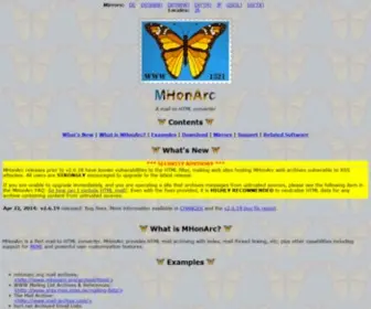 Mhonarc.org(Perl) Screenshot