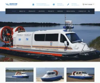 Mhovercraft.com(Passenger Hovercraft) Screenshot