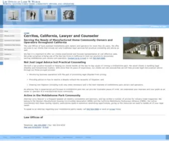 MHP-Lawyer.com(Mobilehome Attorney Cerritos CA) Screenshot