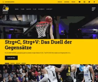 MHP-Riesen-Ludwigsburg.de(MHP RIESEN Ludwigsburg) Screenshot