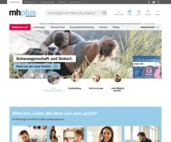 MHplus-Krankenkasse.de(Mhplus Krankenkasse) Screenshot