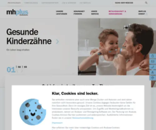 MHplus.de(Mhplus Krankenkasse) Screenshot