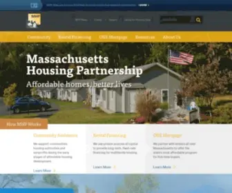 MHP.net(Massachusetts Housing Partnership) Screenshot