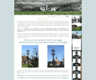 MHPS.org.uk(Mill Hill Preservation Society) Screenshot