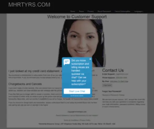 MHRTYRS.com(MHRTYRS) Screenshot