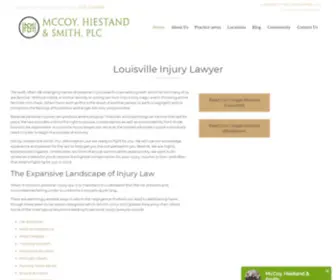 Mhsattorneys.com(Louisville Injury Lawyer) Screenshot