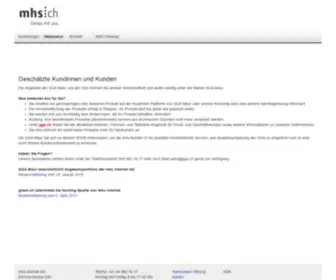 MHS.ch(Mhs @ internet AG) Screenshot