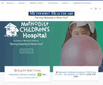 MHSchildrens.com(HCA geo) Screenshot