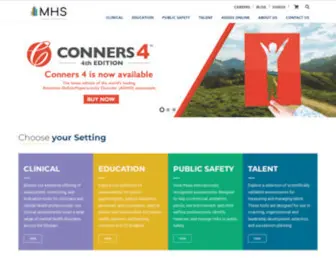 MHS.com(Multi-Health Systems (MHS)) Screenshot
