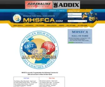 MHSfca.com(Michigan High School Football Coaches Association) Screenshot
