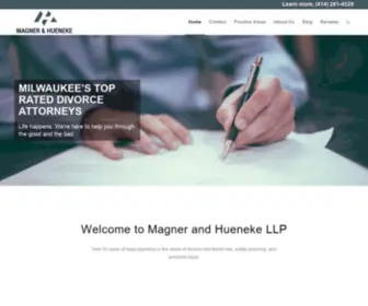 MHslaw.net(Milwaukee Divorce Attorney) Screenshot