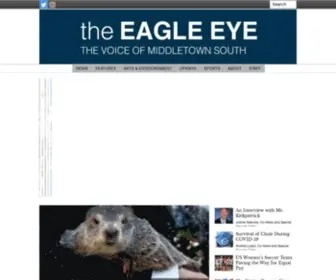 MHsseagleeye.com(The student news site of Middletown High School South) Screenshot