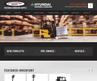 MHsva.com(Material Handling Supply) Screenshot