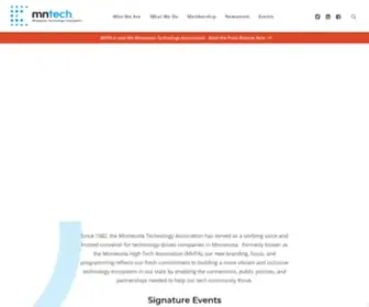 Mhta.org(The Minnesota Technology Association (formerly the Minnesota High Tech Association)) Screenshot