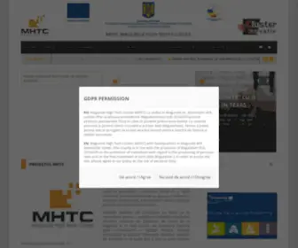 MHTC.ro(Proiectul Magurele High Tech Cluster) Screenshot