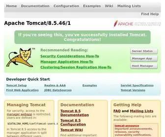 MHTclouding.com(Apache Tomcat/8.5.46) Screenshot