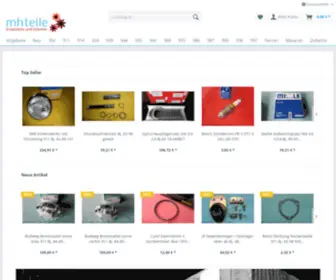 Mhteile.com(Ersatzteile und Zubehör) Screenshot