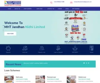 MHtnidhi.in(MHT Jandhan Nidhi Limited) Screenshot