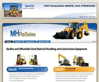 Mhusedequipment.com(MH Used Equipment) Screenshot