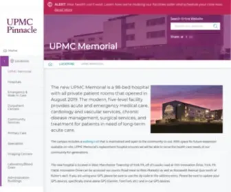 Mhyork.org(UPMC in Central Pa) Screenshot