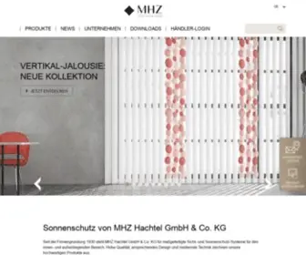 MHZ.de(Maßgefertigter Sonnenschutz & mehr) Screenshot